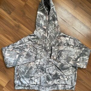 Camouflage Zip Up Hoodie